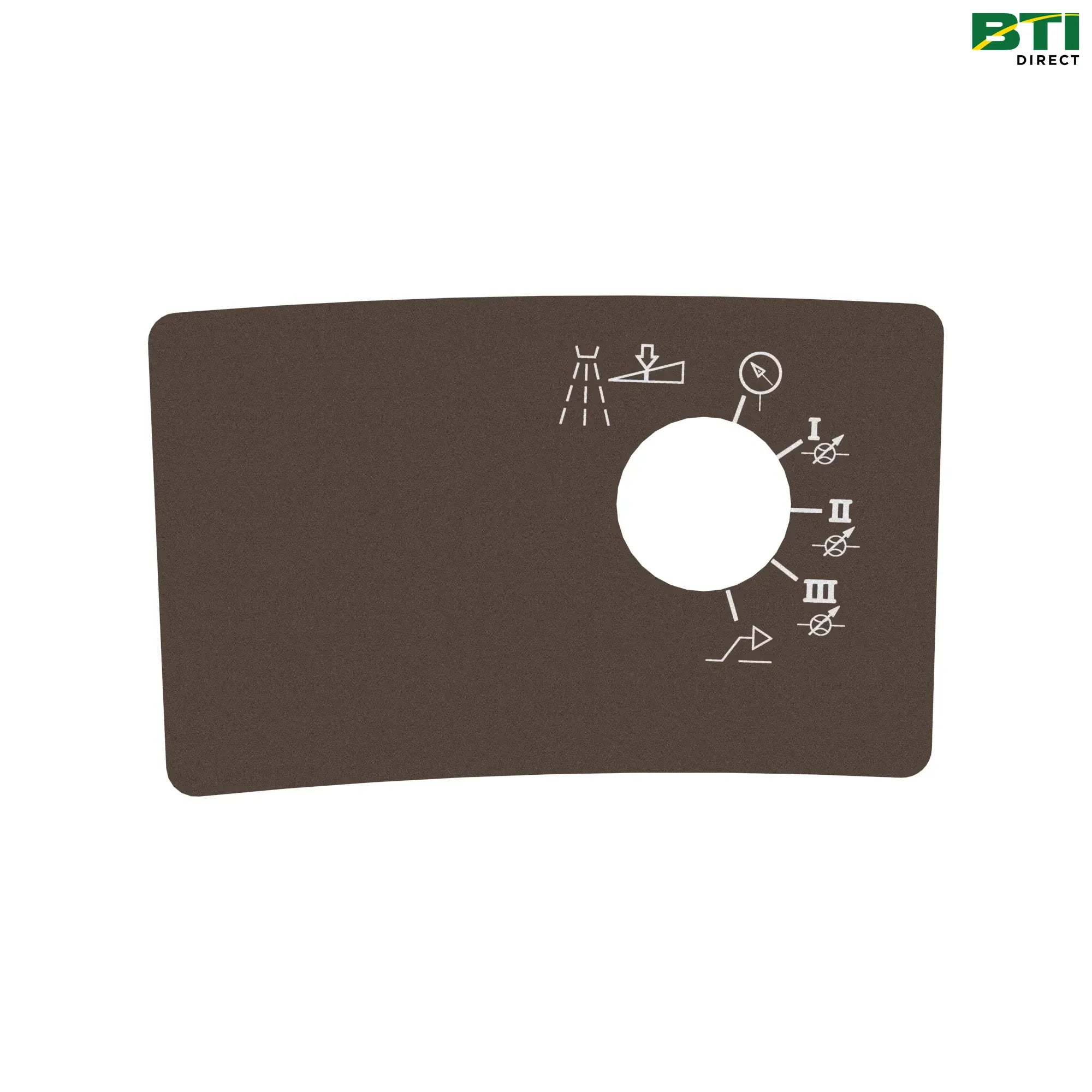 RE332670: Front Switch Label