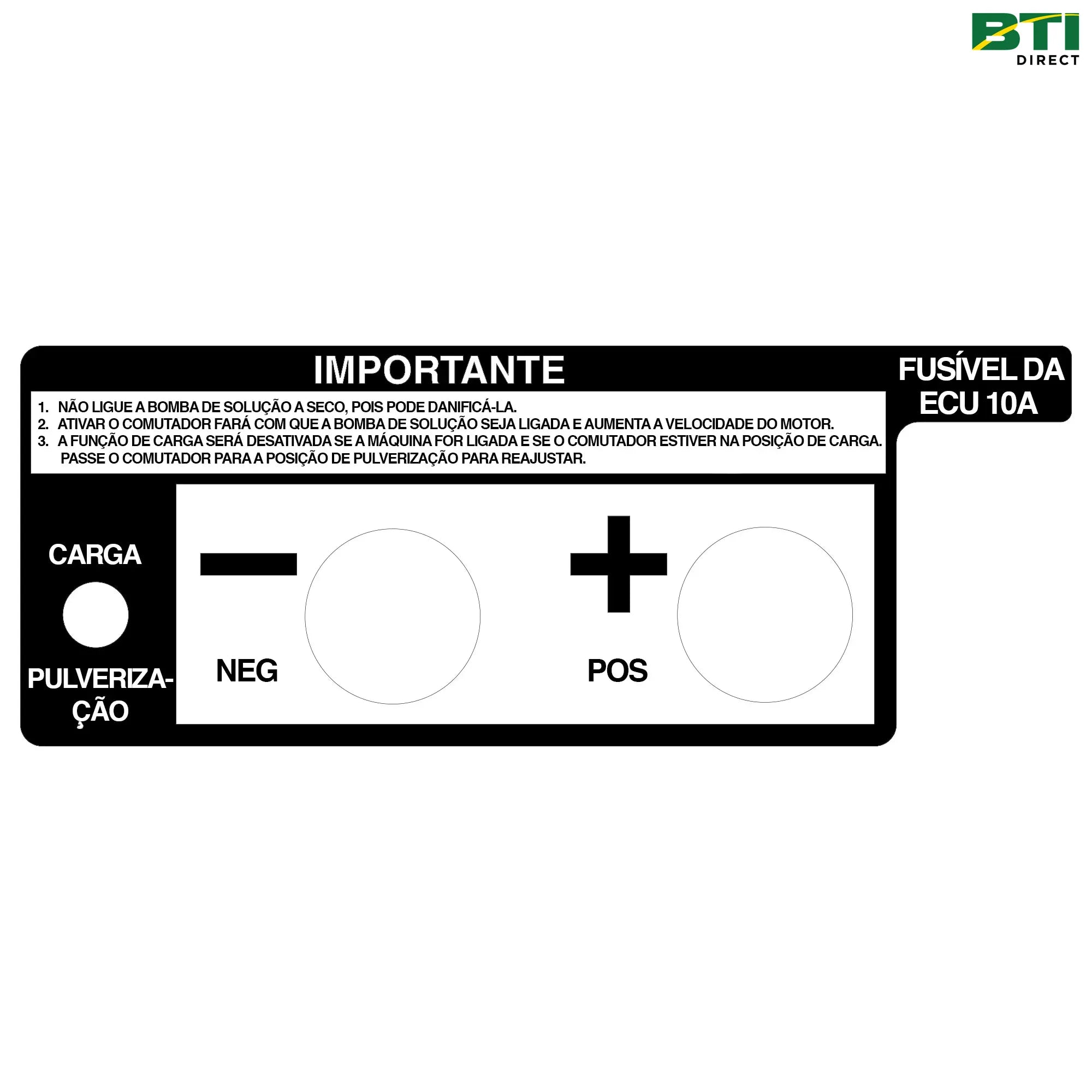 N307846: Jumper Post Label, Portuguese