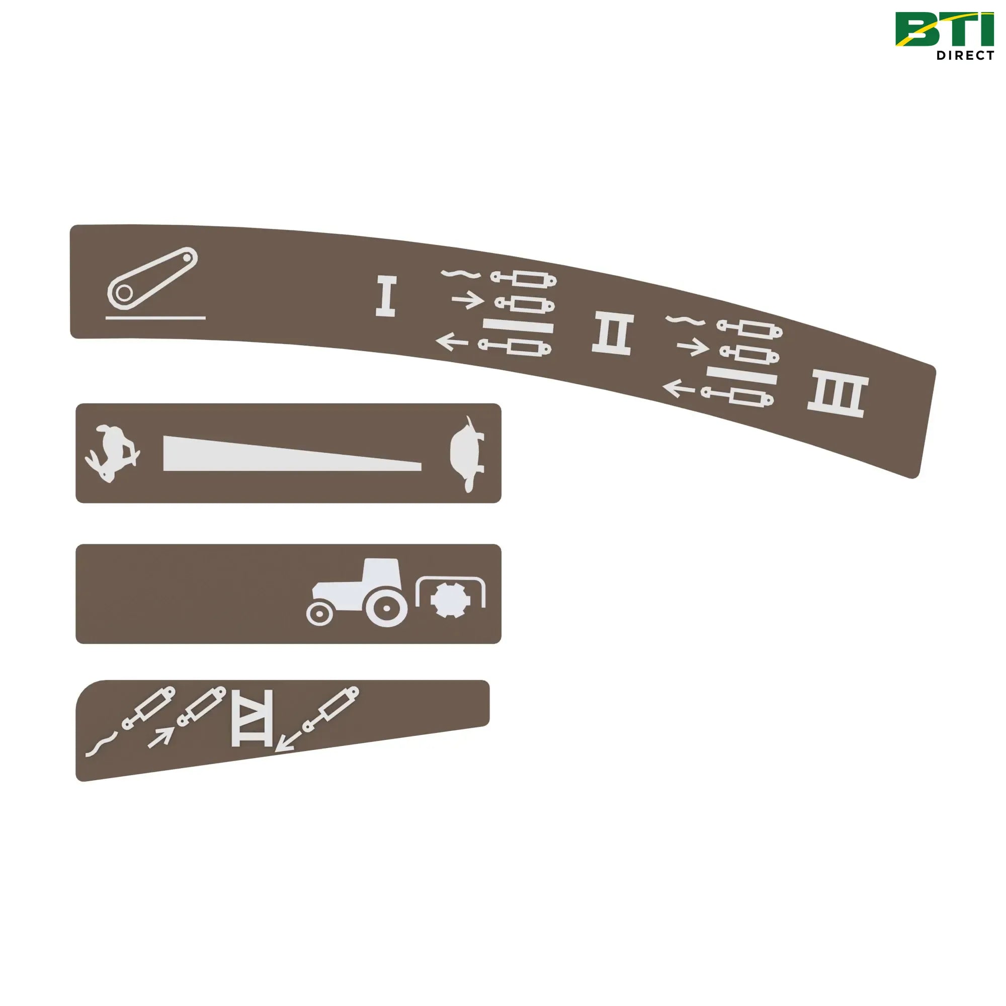 RE247348: Armrest Control Housing Label Kit