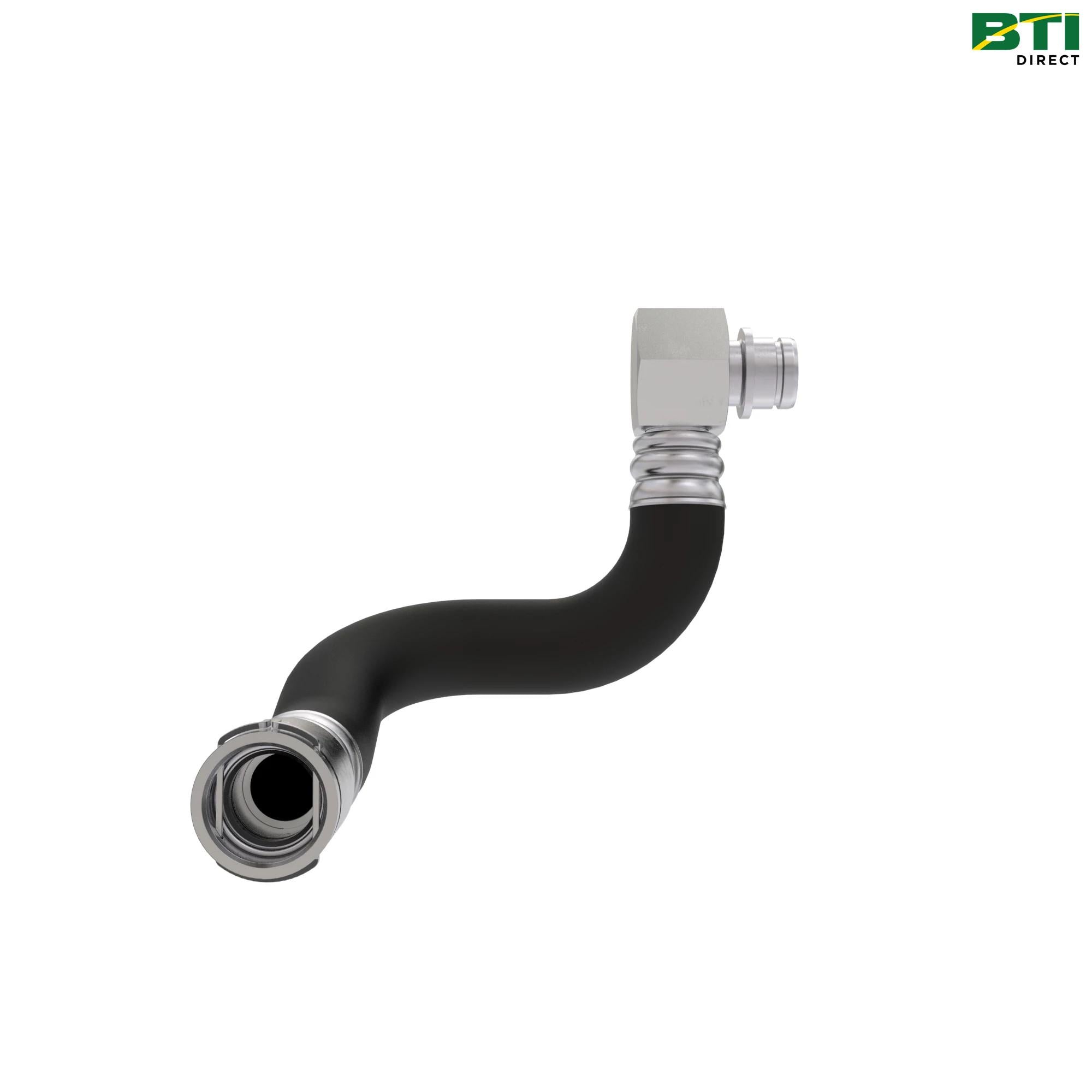 AL210848: Hydraulic Oil Cooler Line Hose with Underdrive