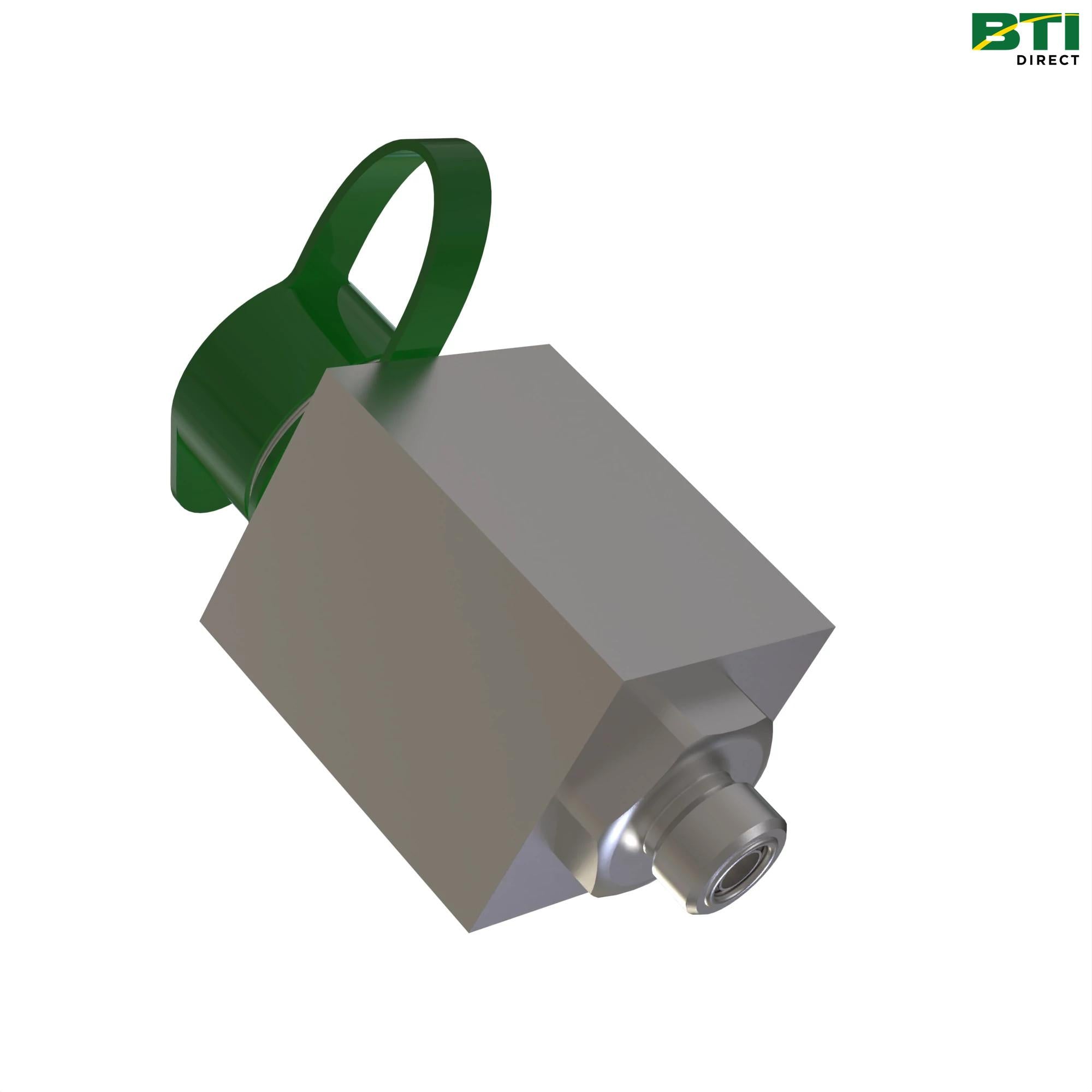 AL208342: Quick Coupler Plug with Shut-Off Valve
