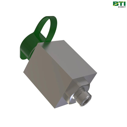 AL208342: Quick Coupler Plug with Shut-Off Valve