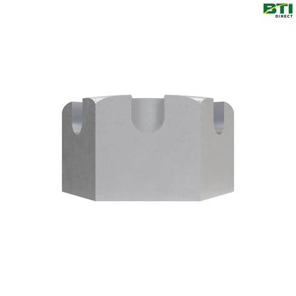 N319293: Hexagonal Slotted Nut, 1-1/2-12