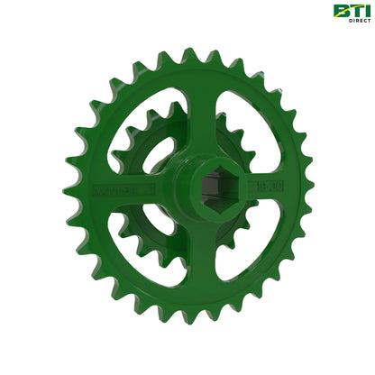 AX10064: Double Chain Sprocket, 30 and 19 Teeth
