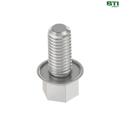 N283308: Hexagonal Head Flanged Self Locking Screw, 1/4" X 0.62"
