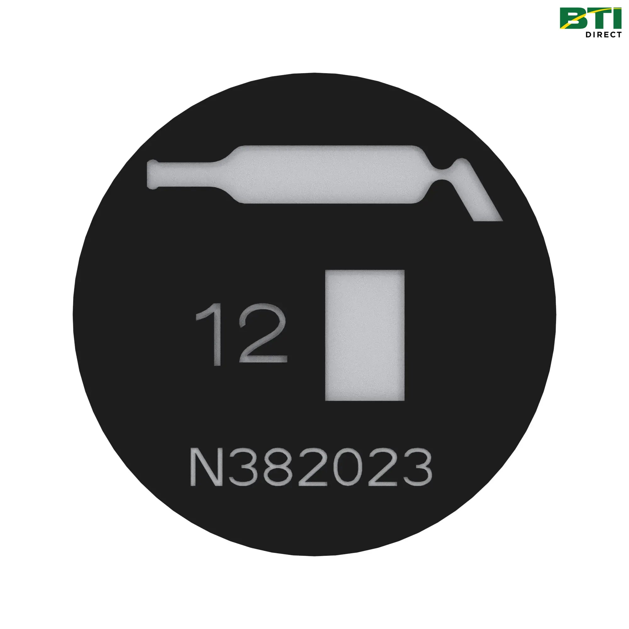 N382023: 12 Hour Grease Label