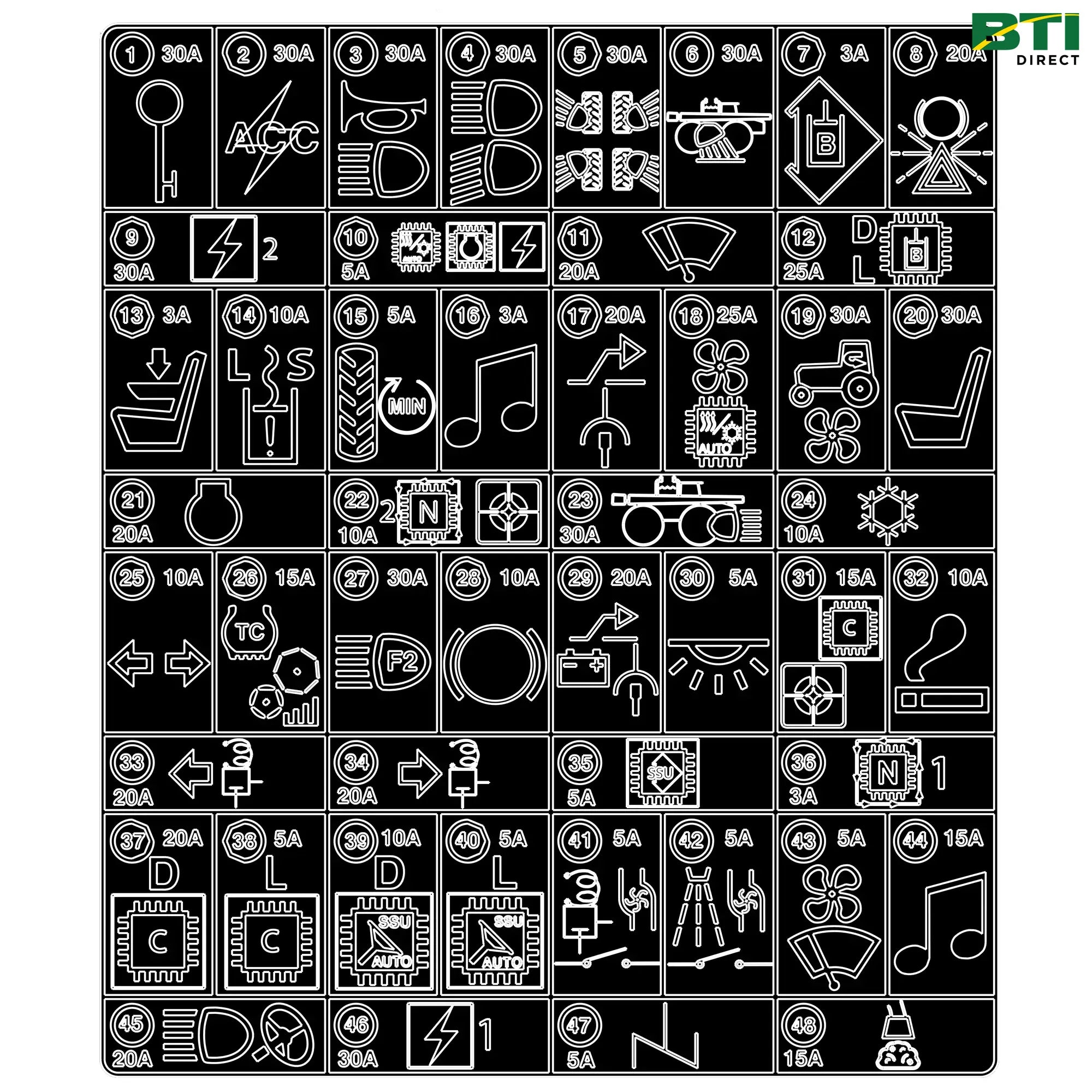 N318582: Electrical Load Center Label