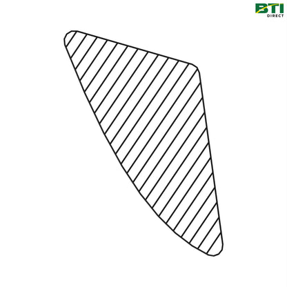 RE296664: Hood Side Panel Guard, Right Side