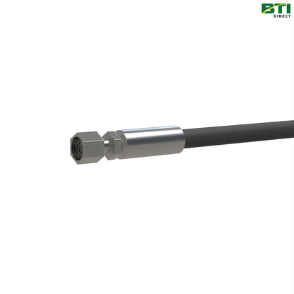 AXE60557: Right Reel Lift Rod to Left Reel Lift Base Hydraulic Hose