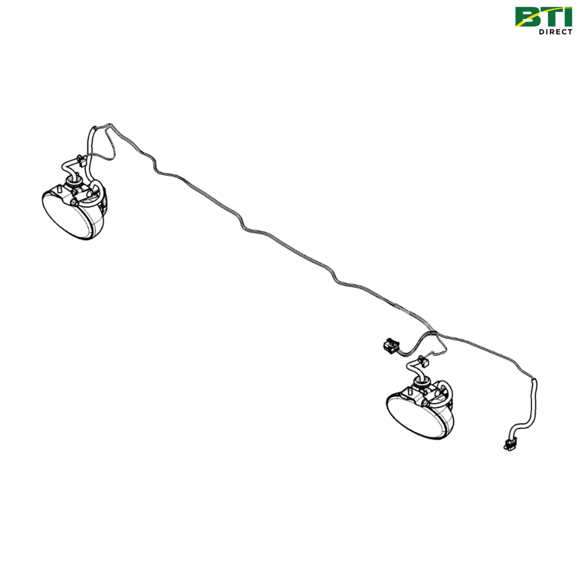 RE326320: Front Roof Flood Light Kit