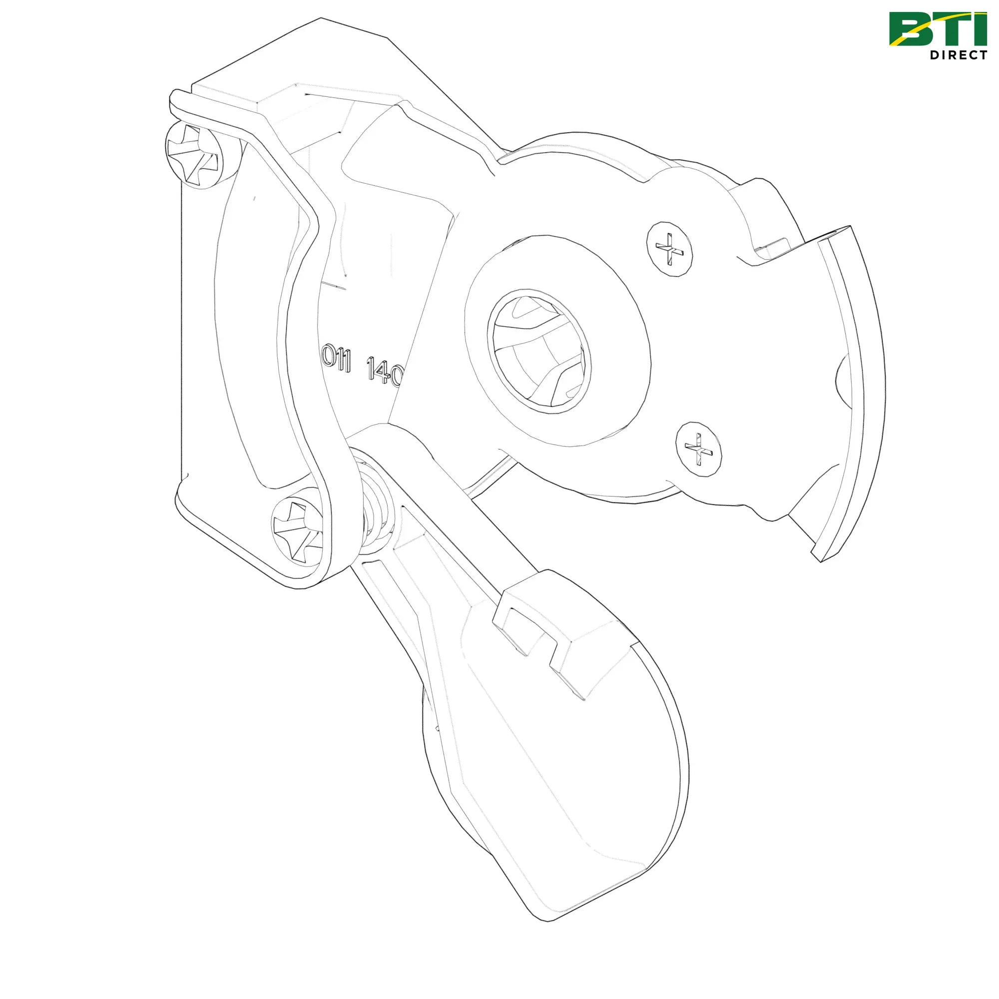 RE272951: Air Brake Breakaway Coupler