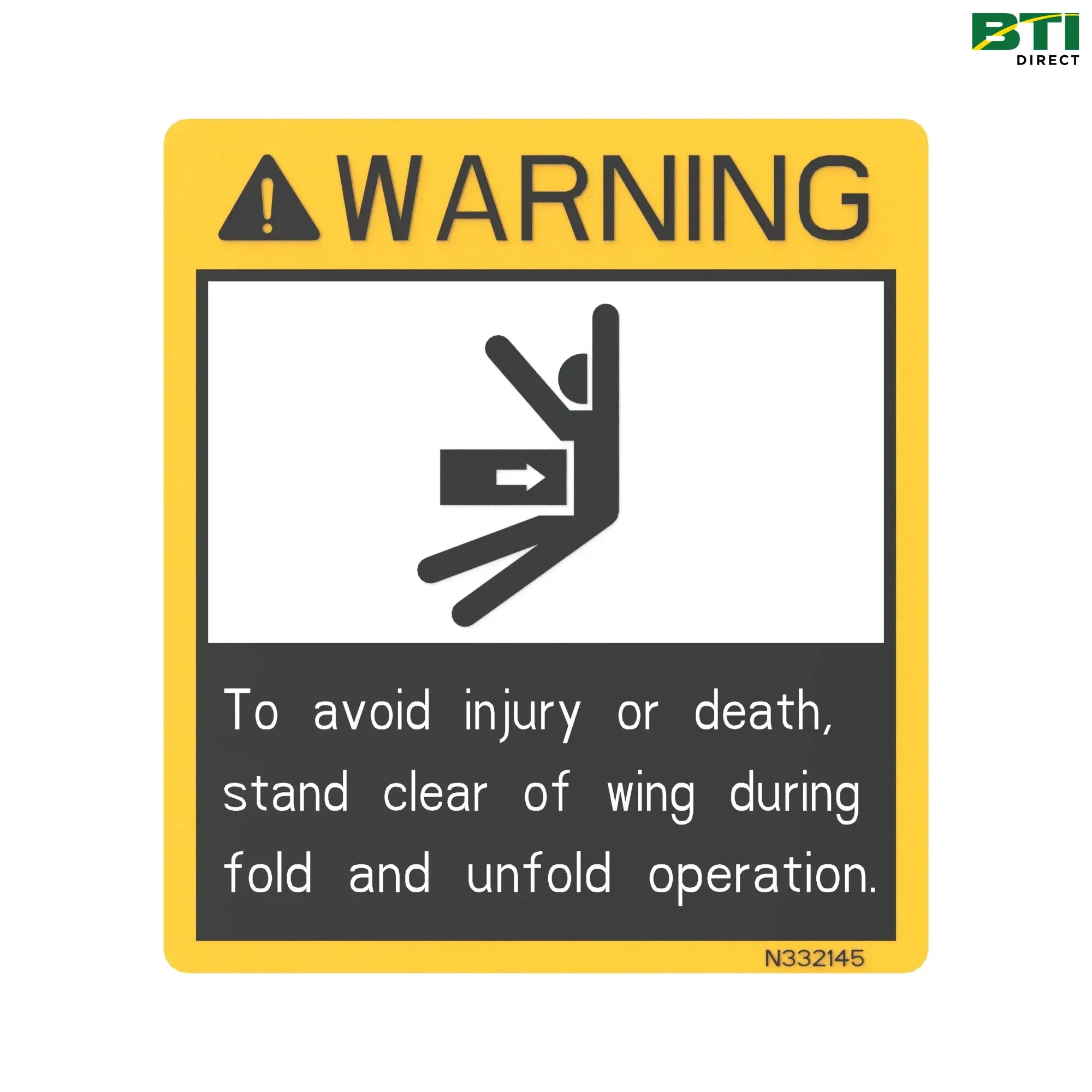 N332145: Safety Sign