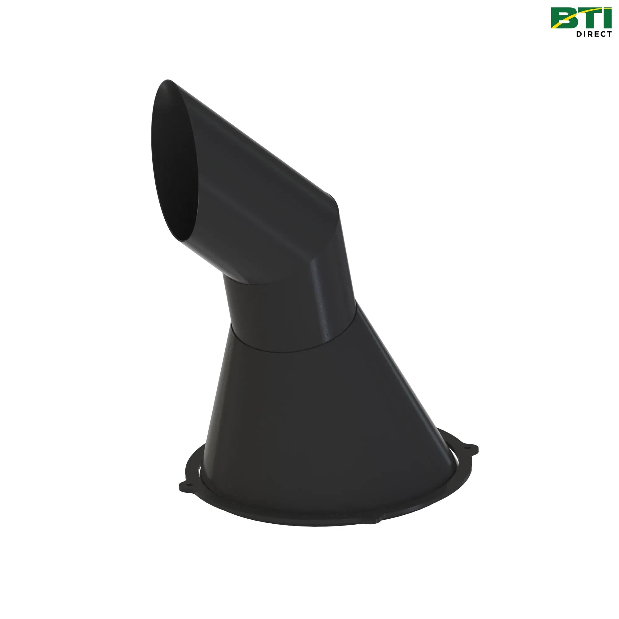 AXE23371: Angular End Black Exhaust Cap