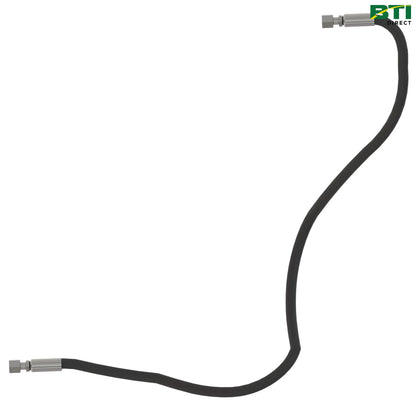 AN402141: Breakaway Valve T-Port Fabricated Hydraulic Hose