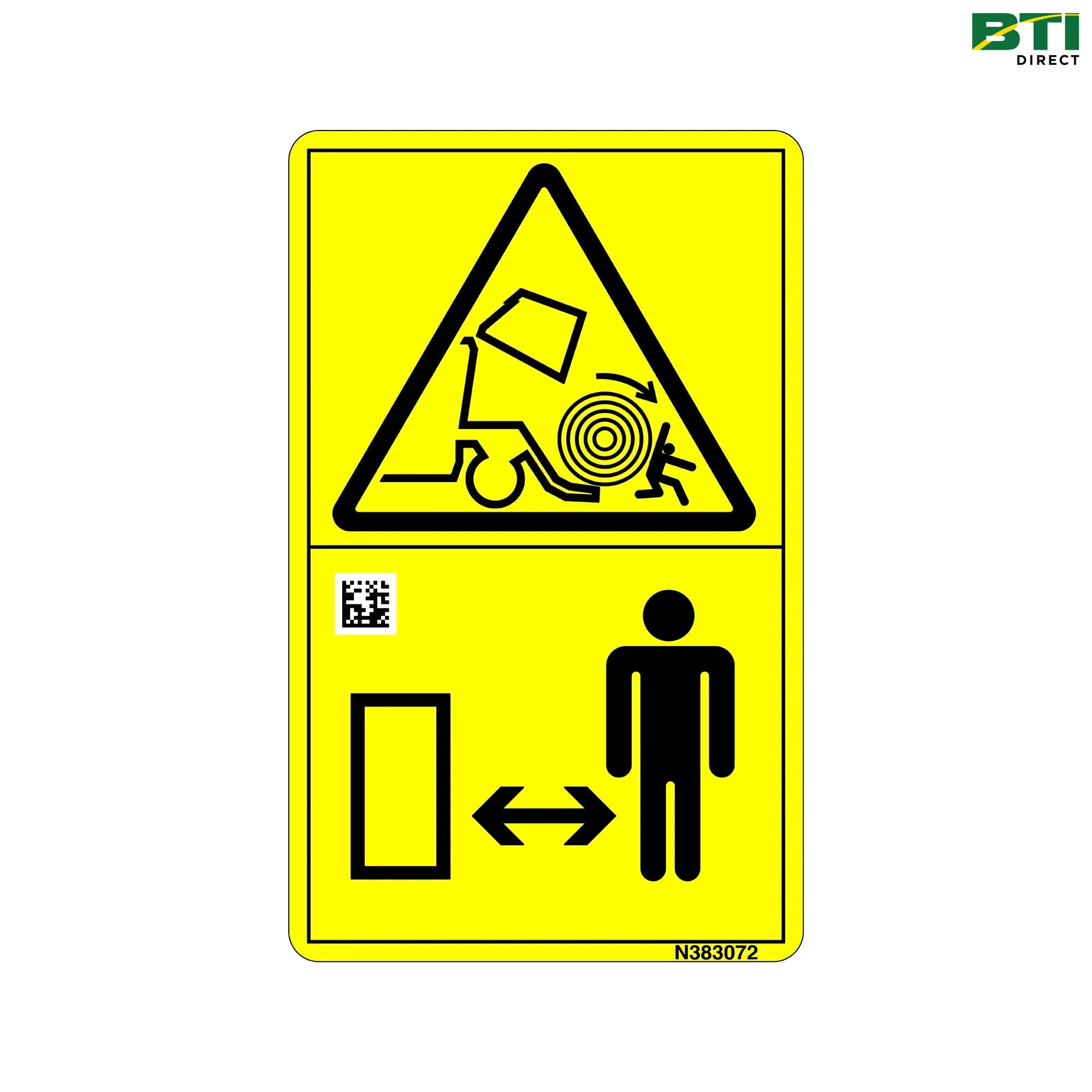 N383072: Bale Crush Text Free Label