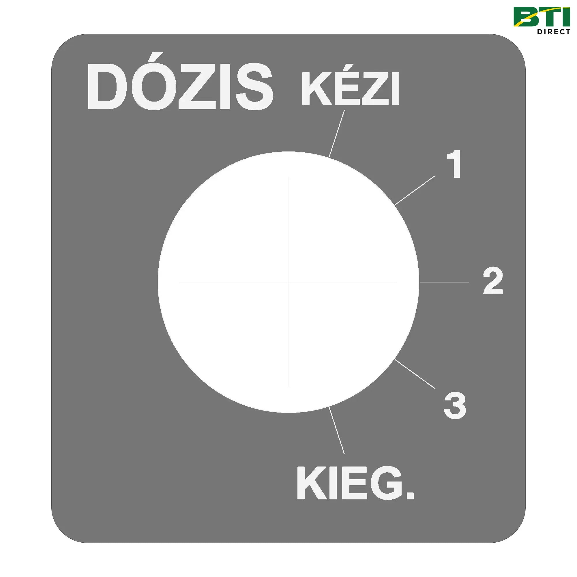 N307945: Rate Select Label, Hungarian