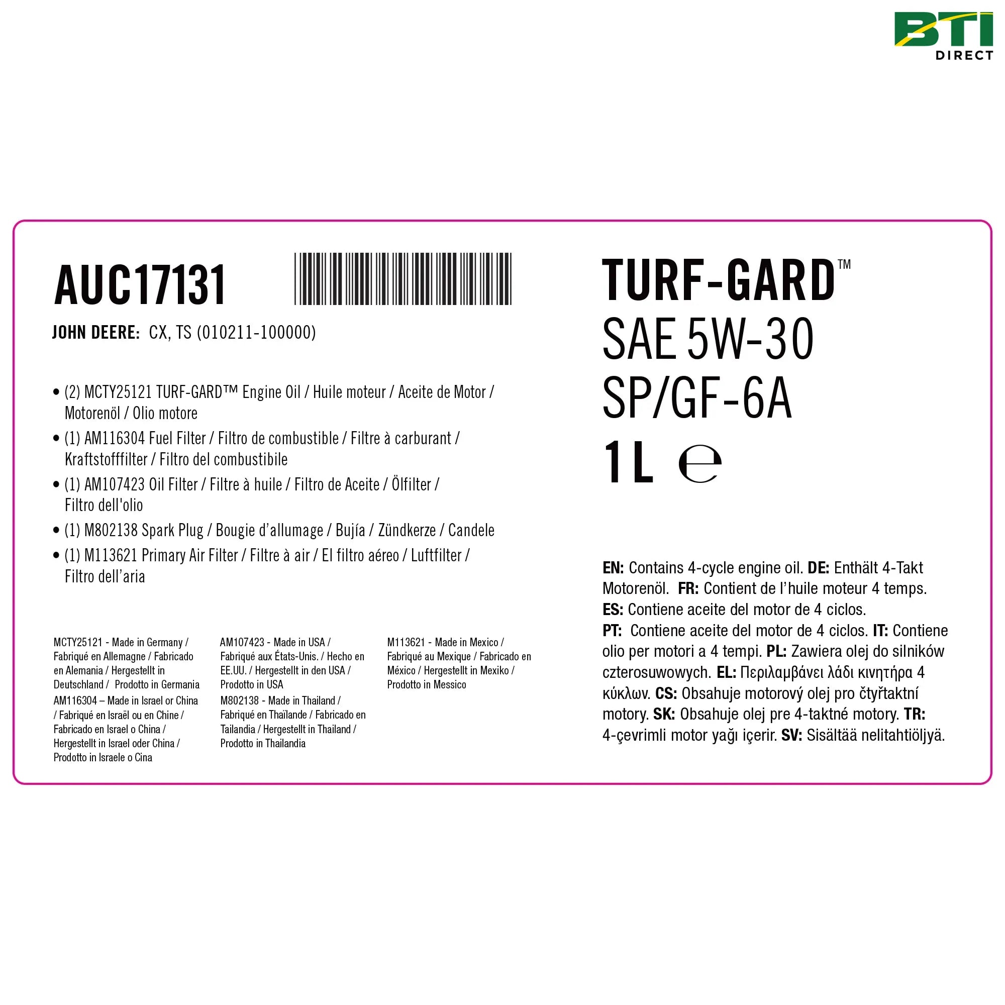 AUC17131: Home Maintenance Kit