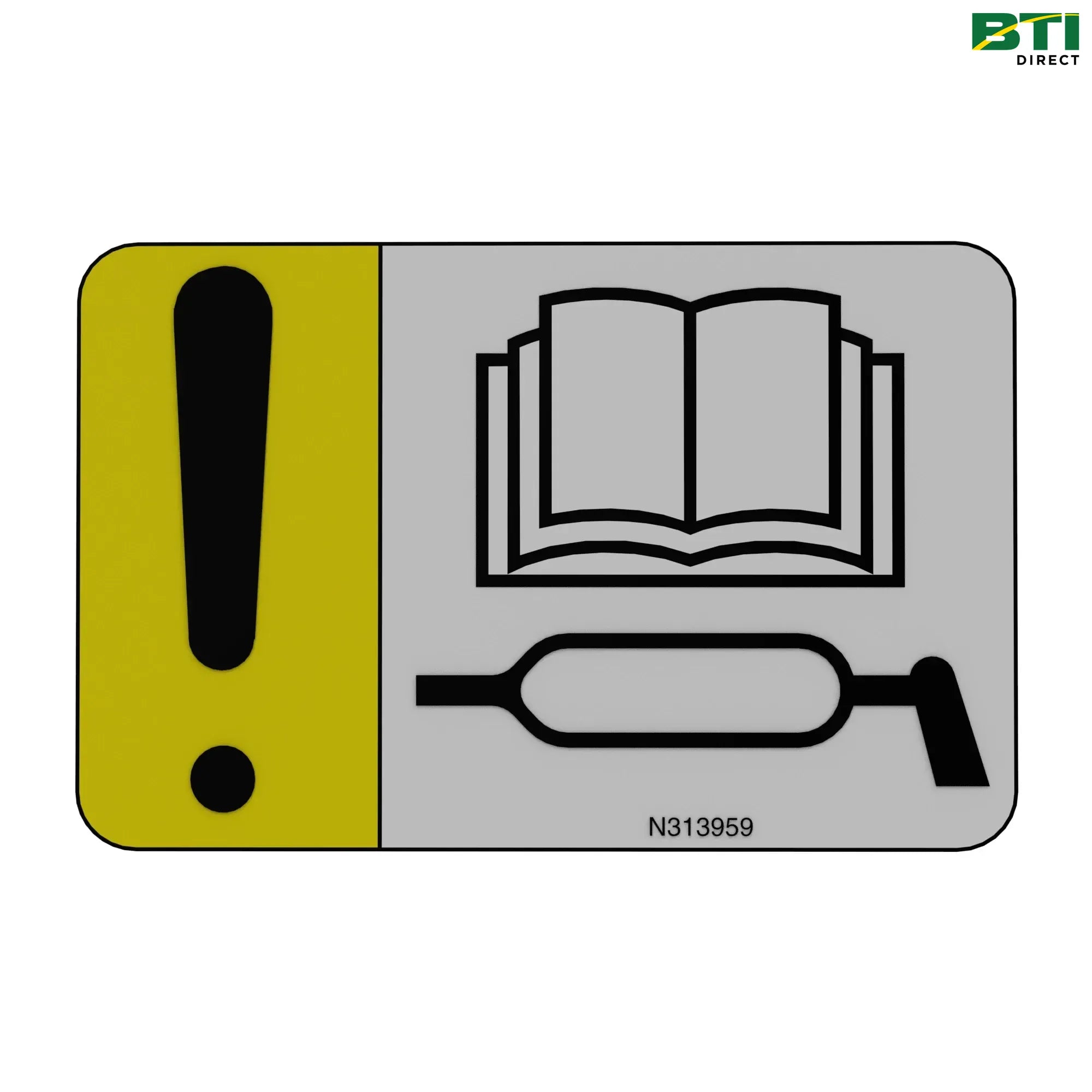 N313959: Suspension Lubrication Label