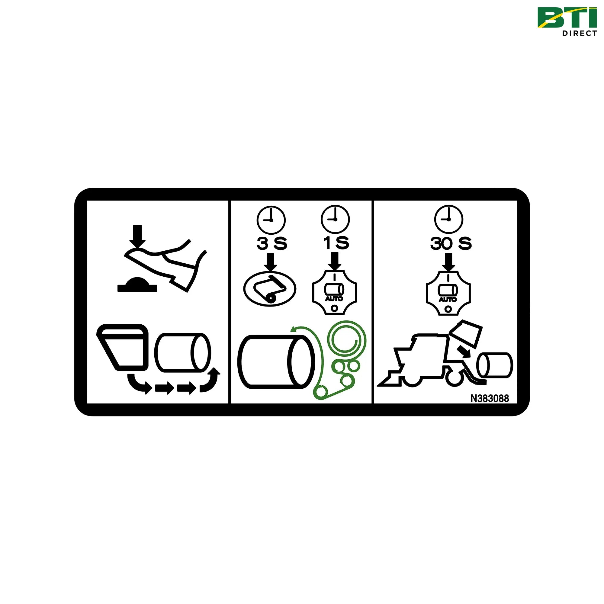 N383088: Unloading Instruction Text Free Label