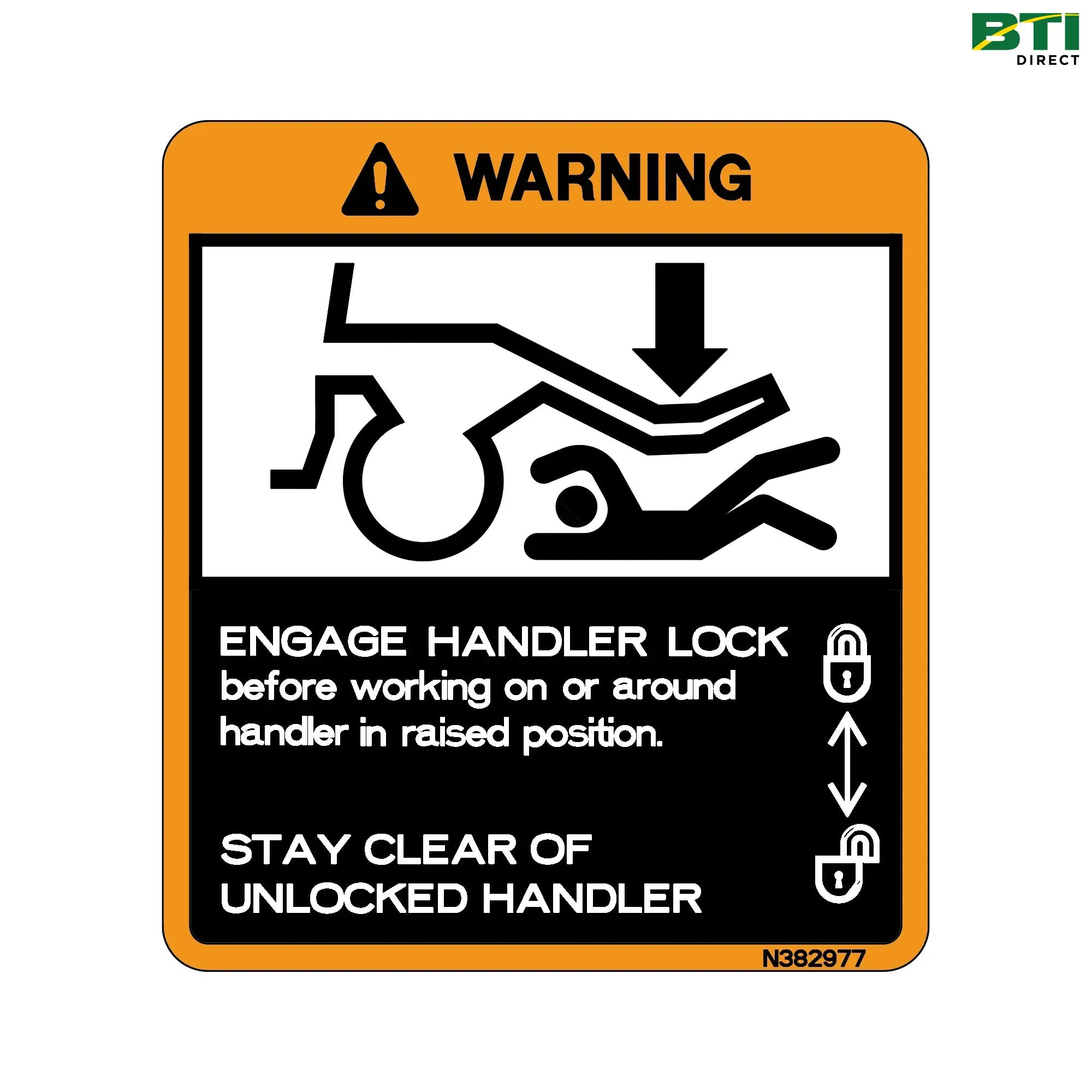 N382977: Handler Lock Label