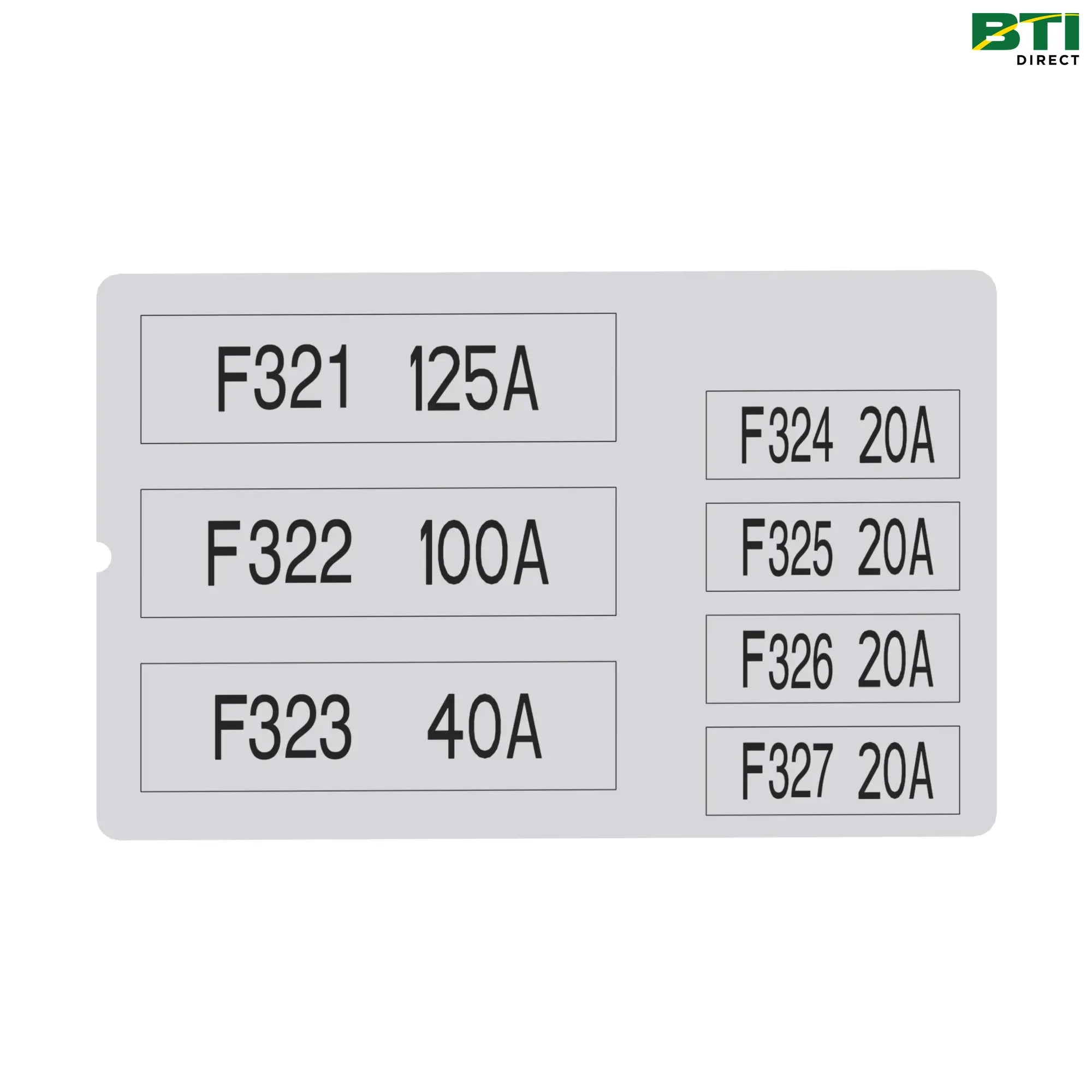 AXE59295: Load Center Label