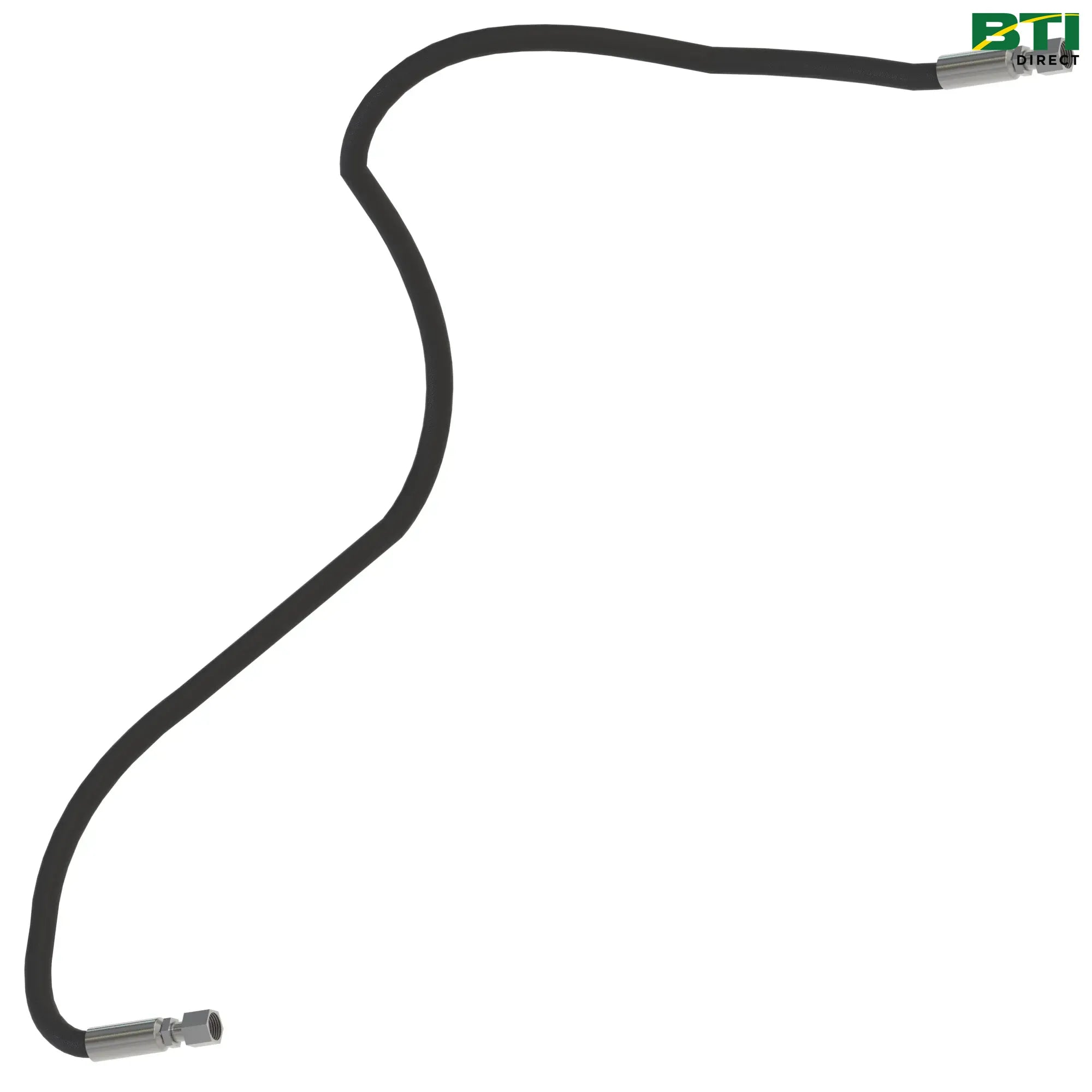 AN402141: Breakaway Valve T-Port Fabricated Hydraulic Hose