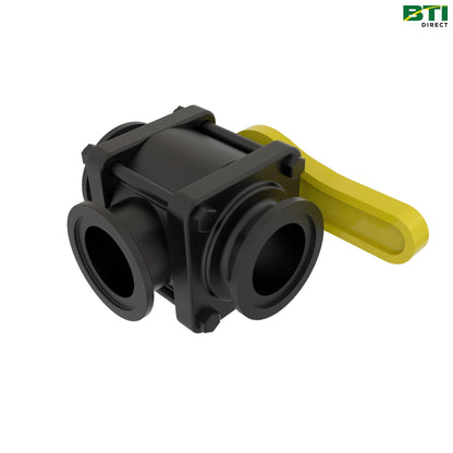 AN305253: 3-Way Bottom Load Flanged Valve