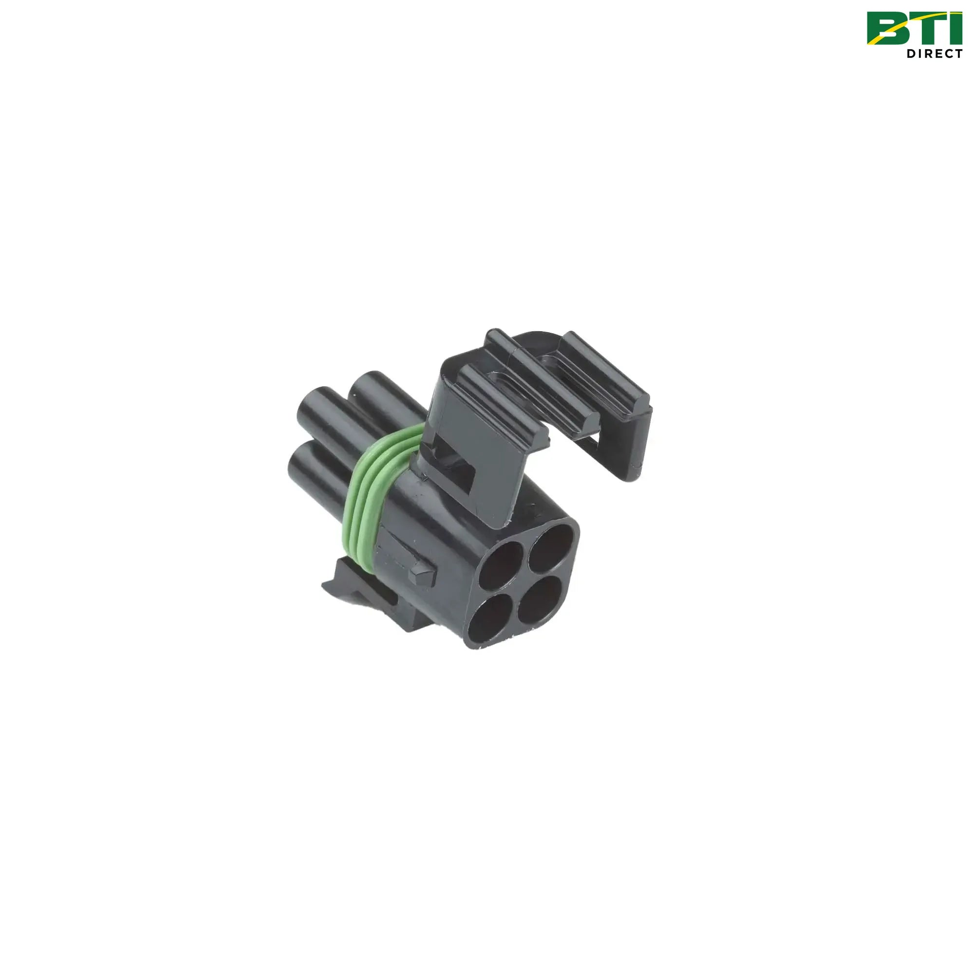 RE42193: Black Electrical Connector Assembly, 4 Cavities