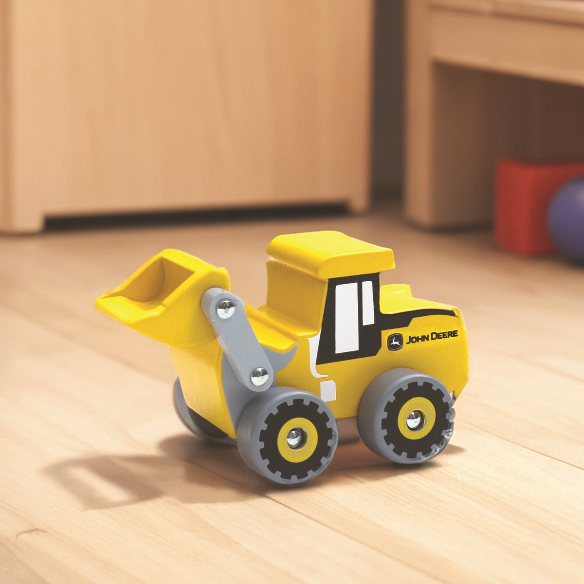 Wooden John Deere Front Loader