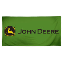  Green John Deere Beach Towel