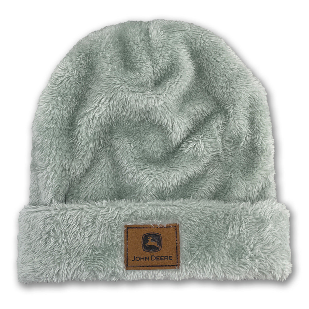 John Deere Faux Sherpa Cuffed Knit Hat
