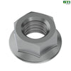 14M7296: Hexagonal Flange Nut, M10