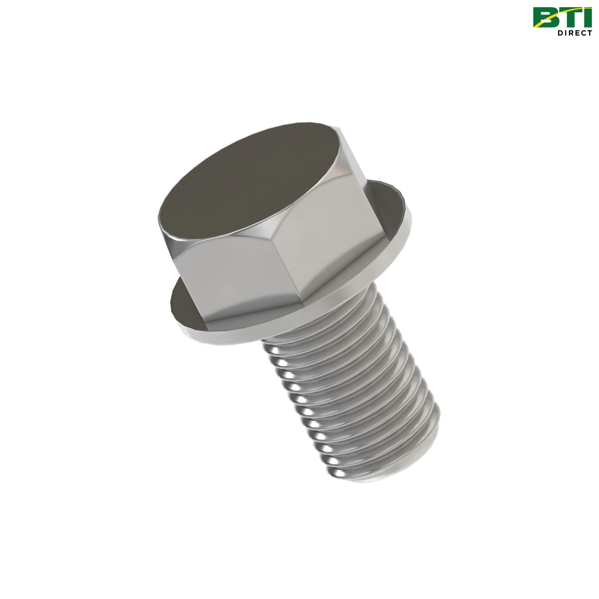 19M7783: Hexagonal Head Flange Screw, M10 X 16