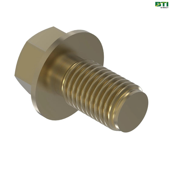 19M7785: Hexagonal Head Flanged Screw, M10 X 25