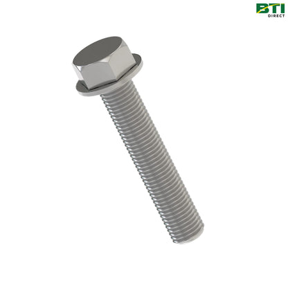 19M7798: Hexagonal Head Flanged Screw, M8 X 40