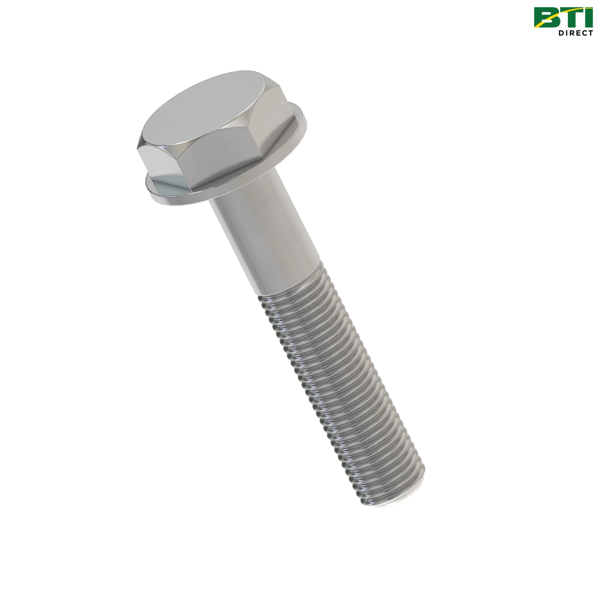 19M8162: Hexagonal Head Flanged Screw, M10 X 40