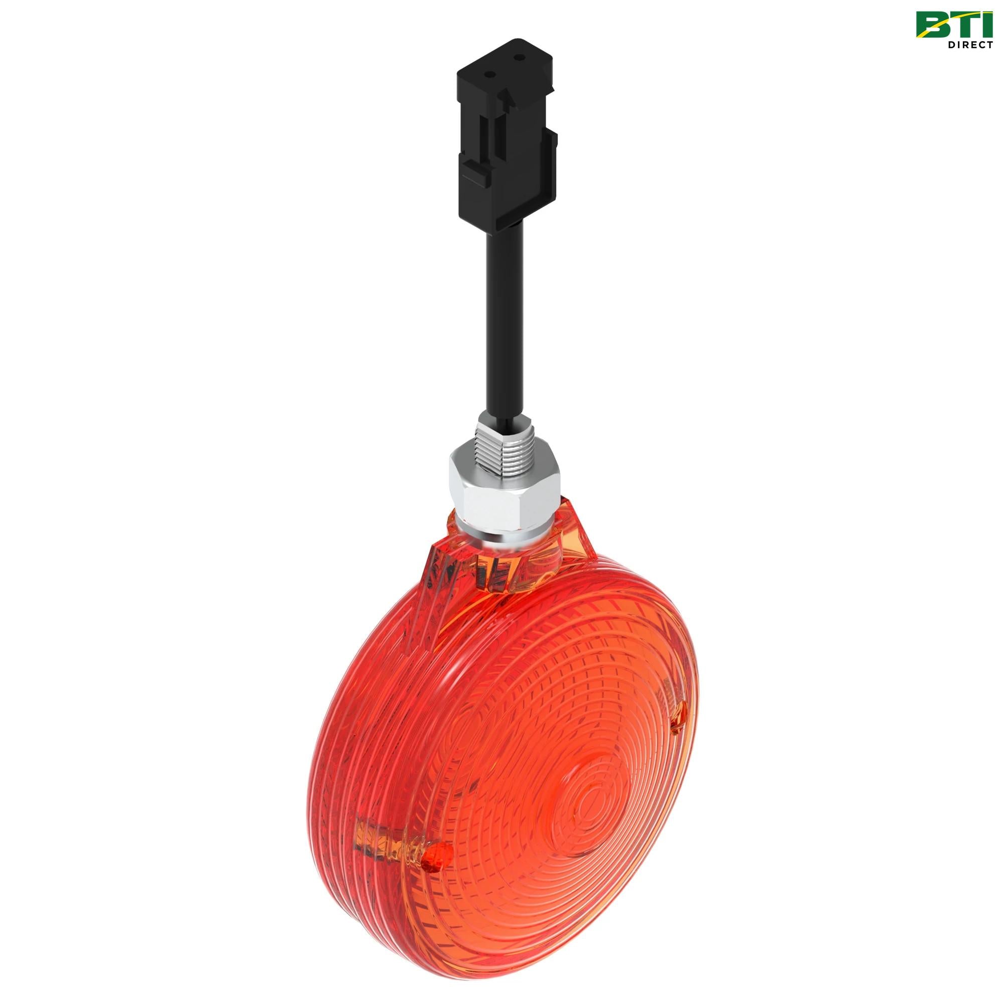 AA56281: Round Warning Lamp, 12 Volts, 27 Watts