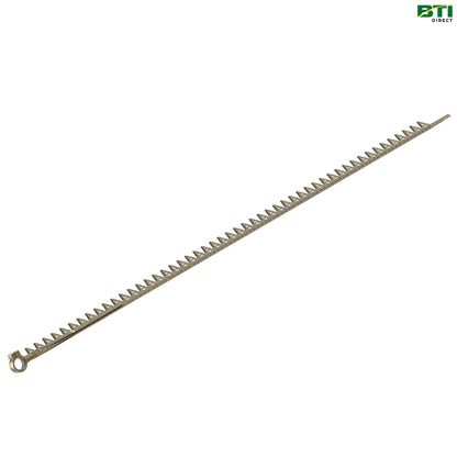 AE57039: Knife Double Overlap Over Serrated Cutterbar, 4.9 m, Left Side