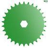 AE74598: Double Chain Sprocket, 24 and 30 Tooth