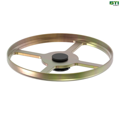 AH133315: Heavy Duty Steel Scraper with Bearings