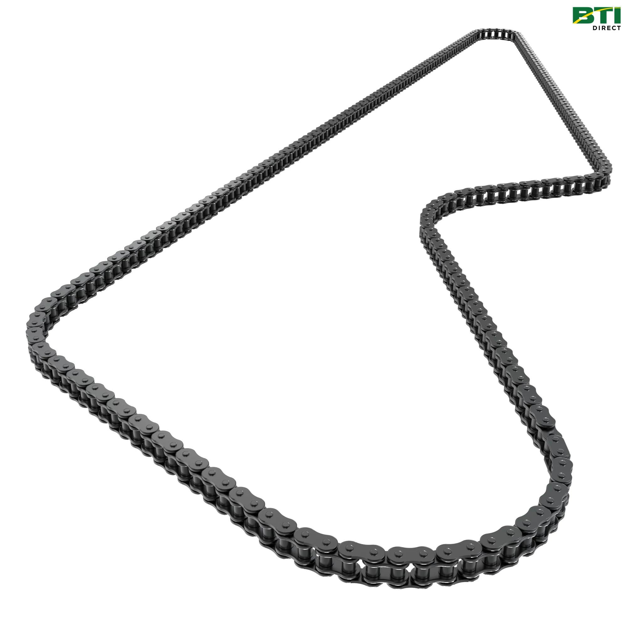 AH144891: Grain Tank Unloading Drive Chain, 258 Link with Connector