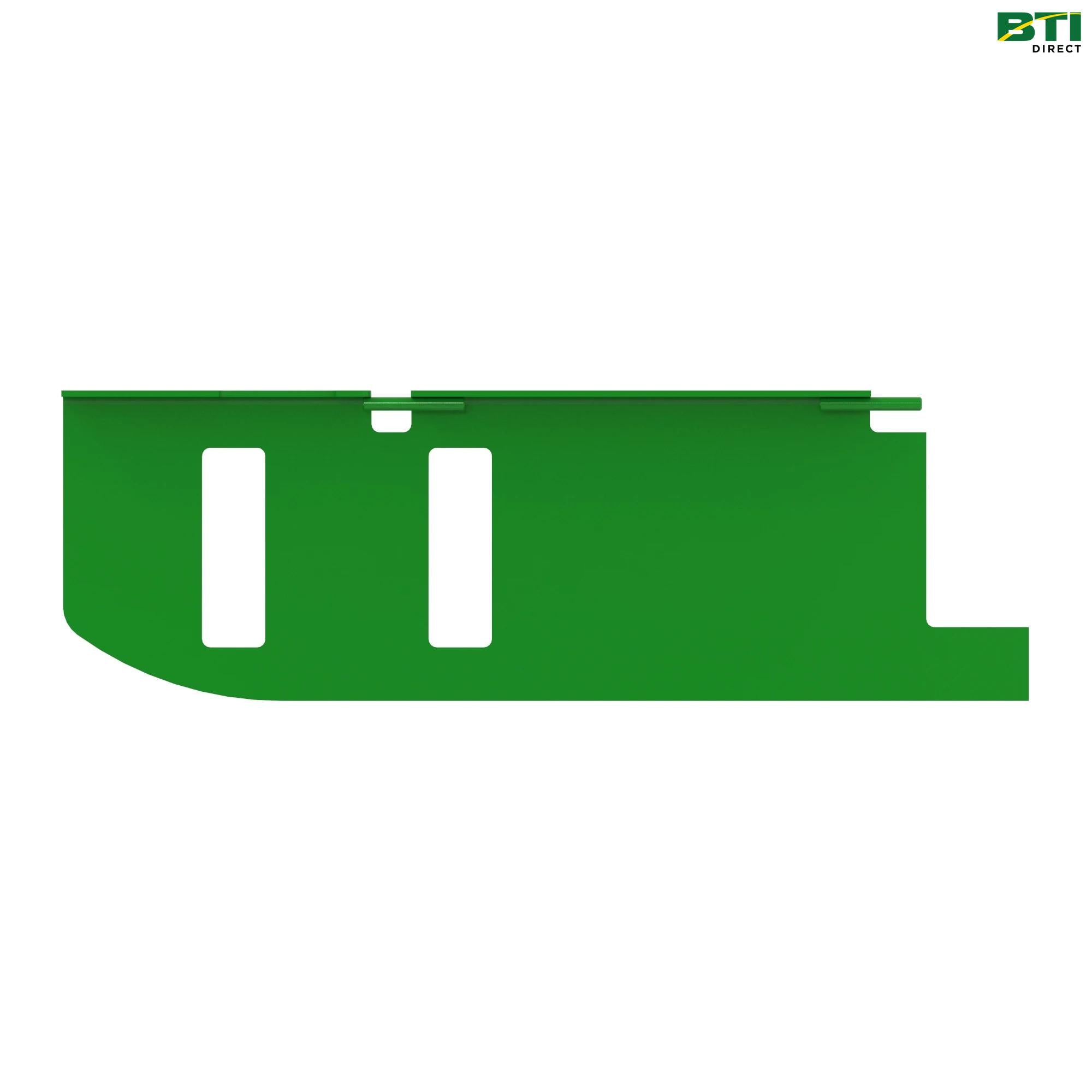 AH147773: Row Unit Frame Adjustable Deck Plate, Left Side