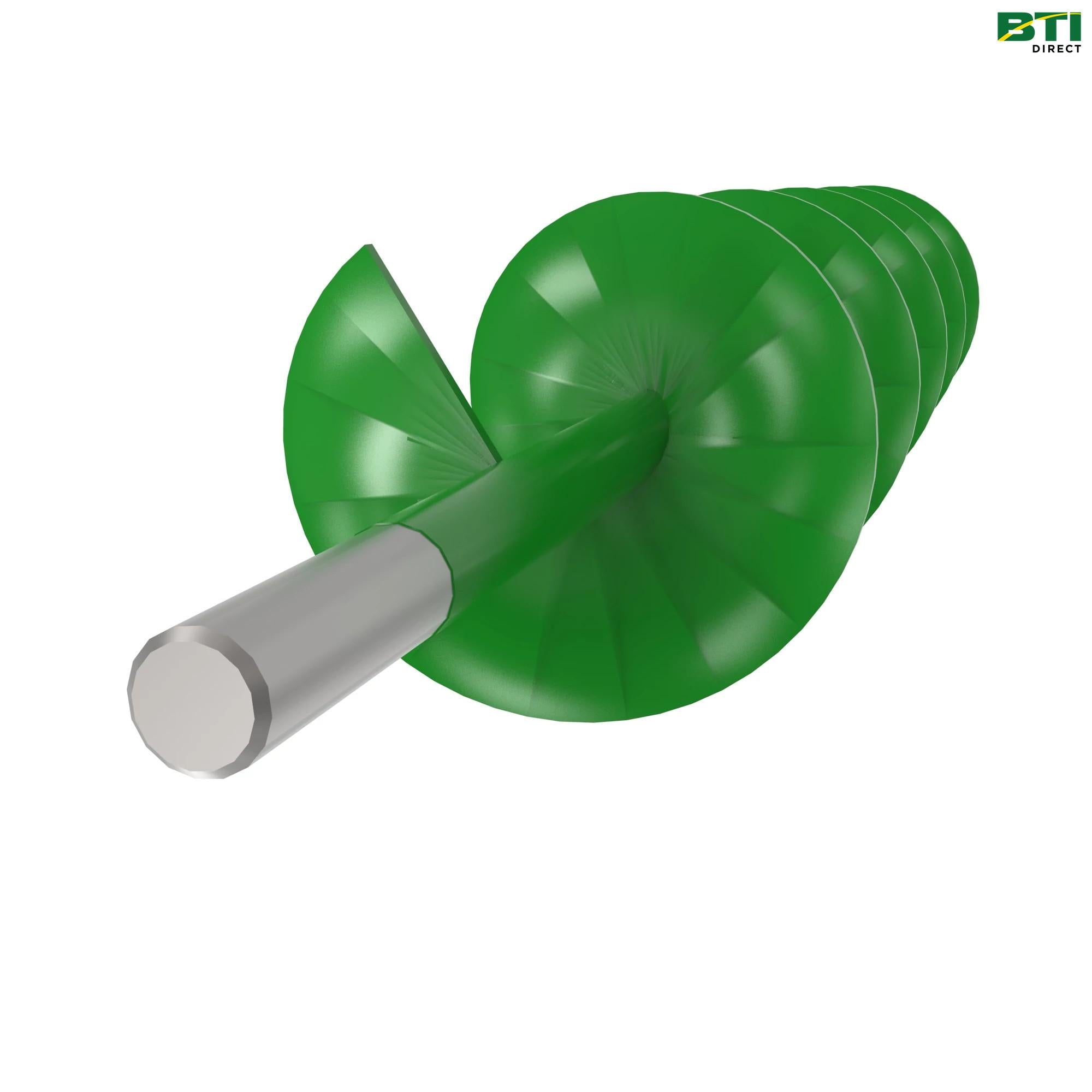 AH168284: Left Side Cleaning Shoe Auger Assembly