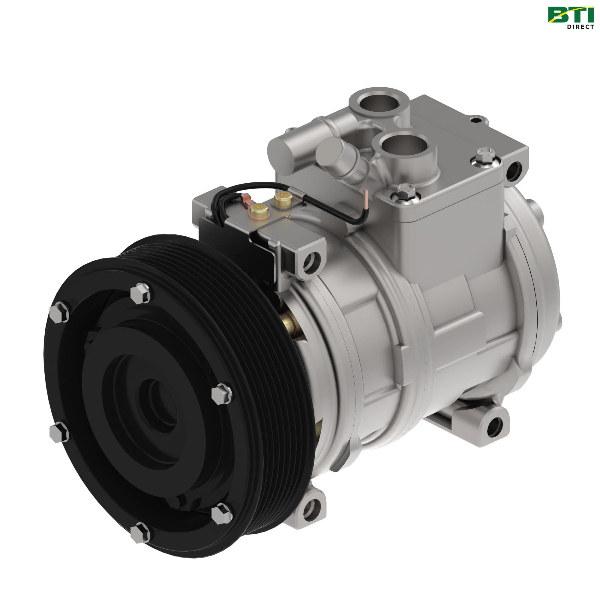 AH169875: Air Conditioner Compressor with Clutch and MOS2 Coating, 12 Volt