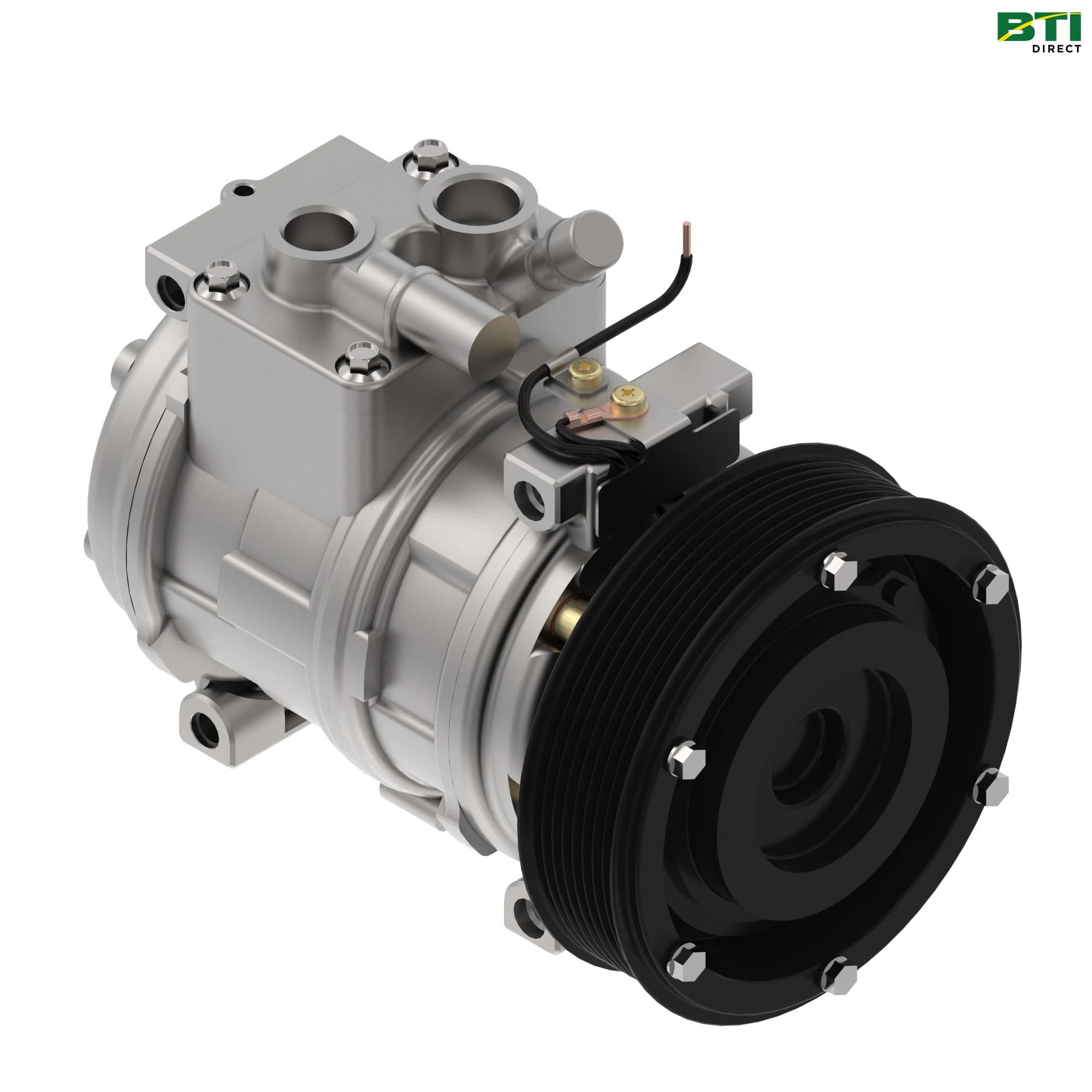 AH169875: Air Conditioner Compressor with Clutch and MOS2 Coating, 12 Volt