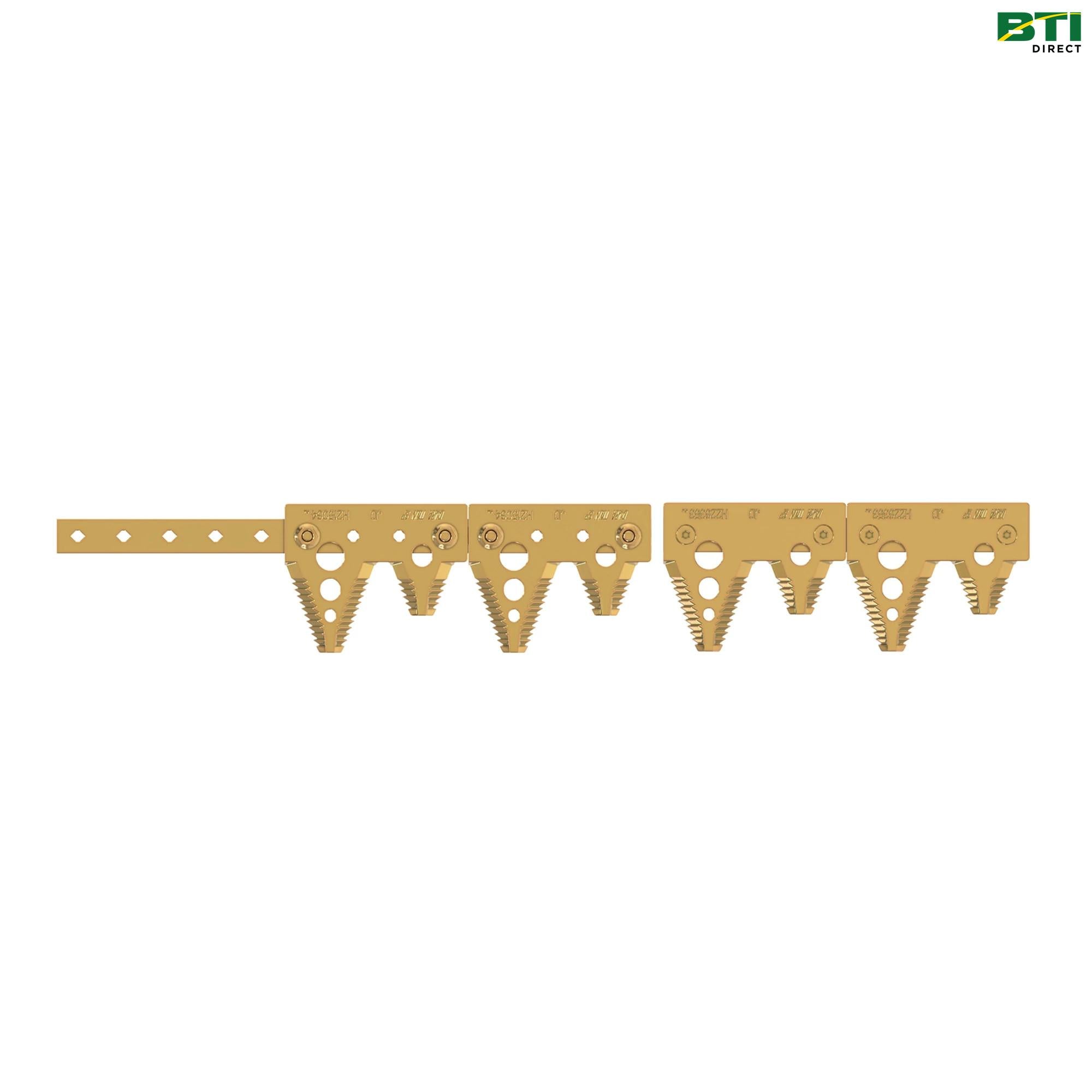 AH229417: Long Short Coarse Spare Knife, 35 feet, Right Side