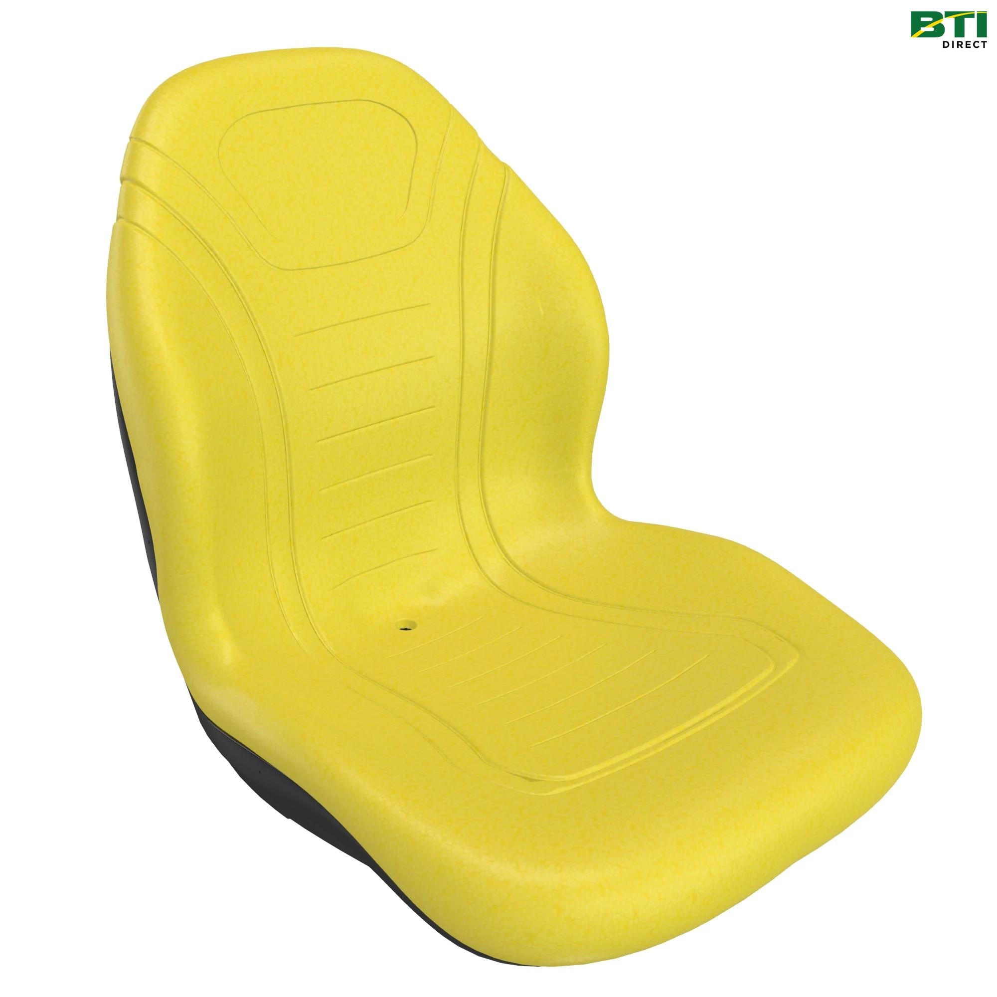 AL117331: Seat Backrest Cushion, Yellow Vinyl