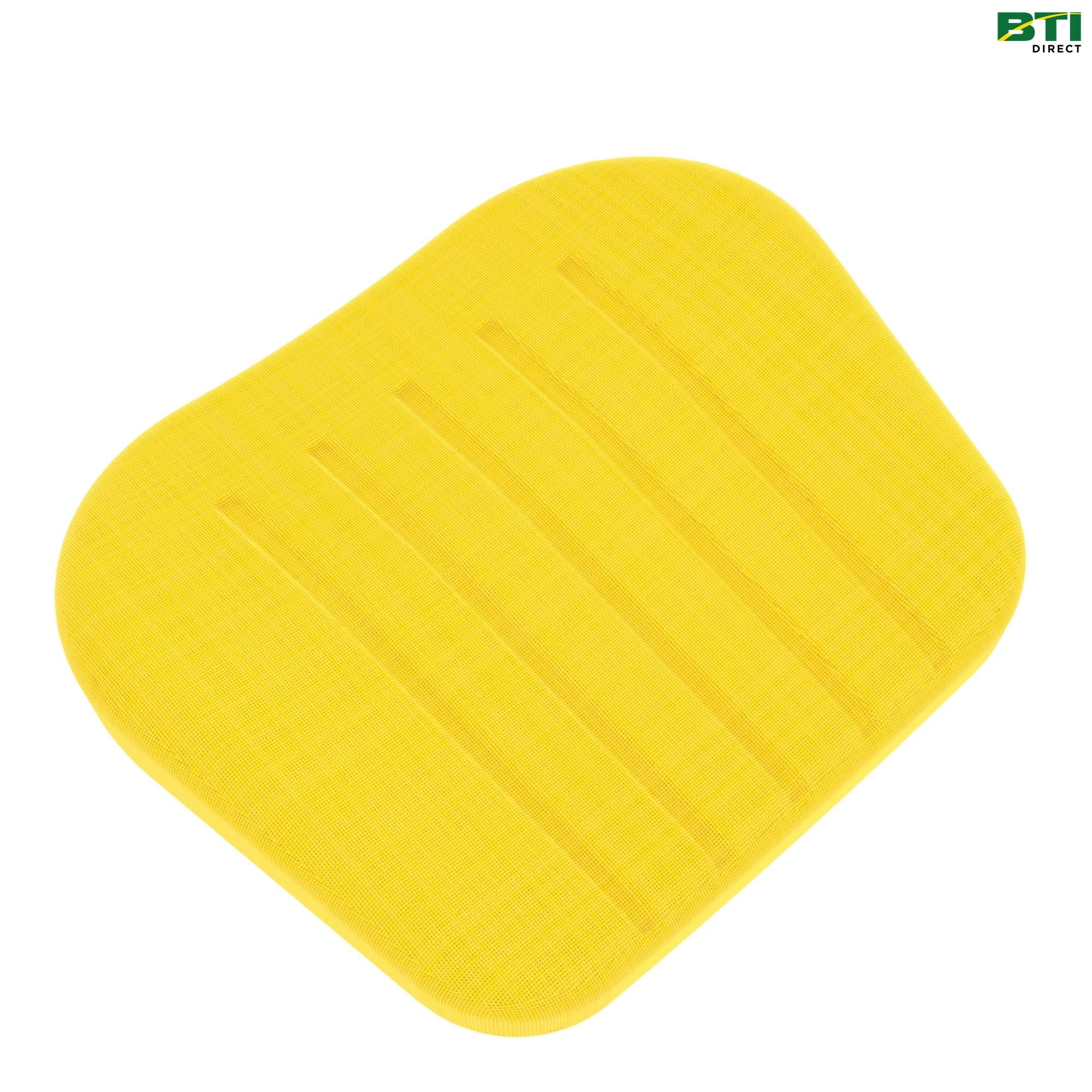 AL117332: Seat Bottom Yellow Vinyl Cushion