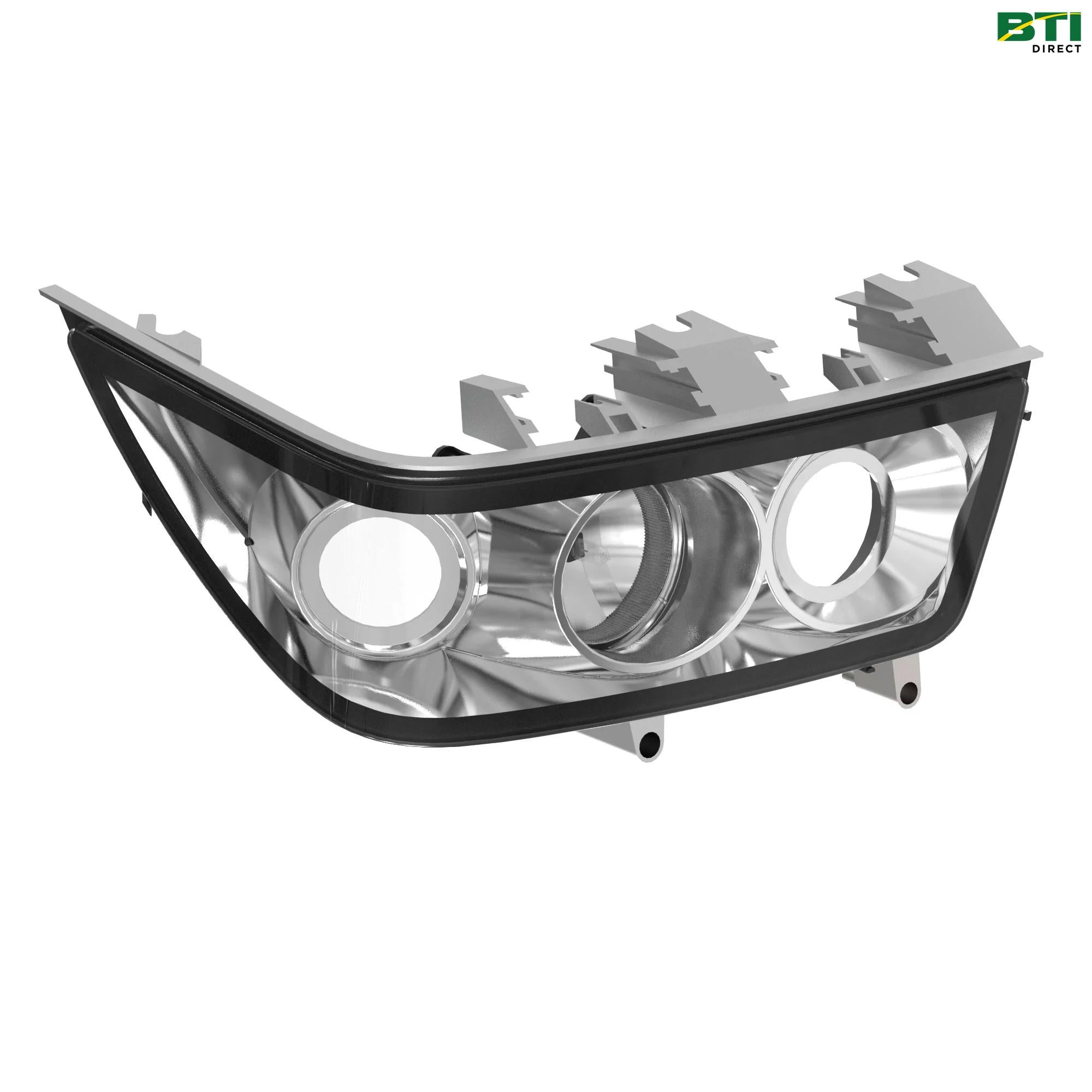 AL181666: Headlight Frame with Glass Panel