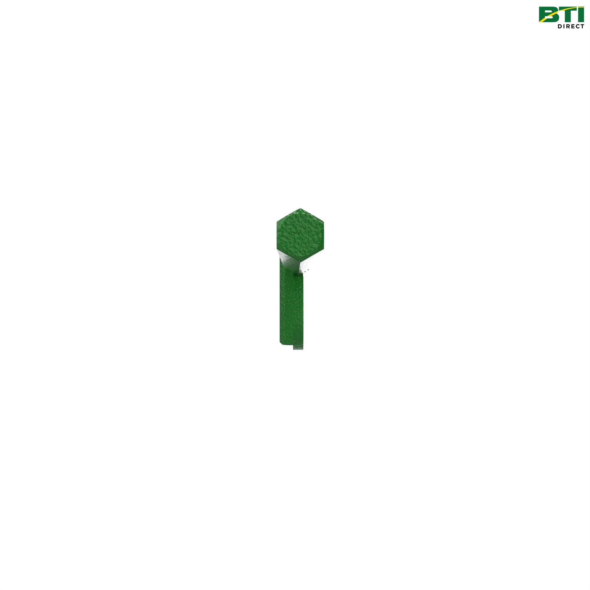 AXE11055: Front Draper Belt Tensioner Shaft, Right Side